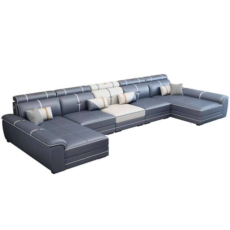 Italian Comfortable Sofas Adults Floor Designer Modern Sofa Living Room Leather Articulos Para El Hogar Home Accessories